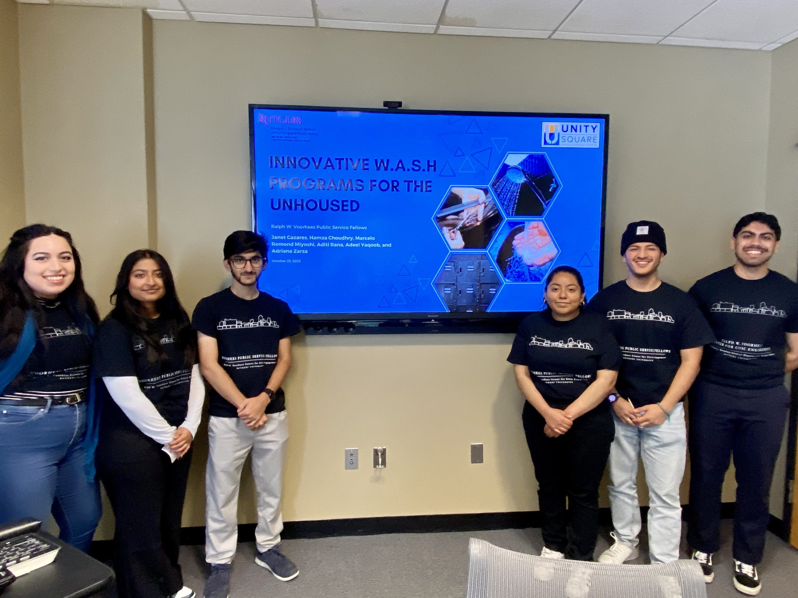 RWV Fellows Rutgers Civic Engagement Fellowship presentation