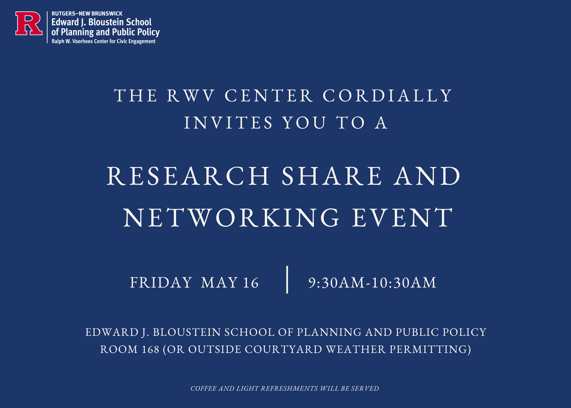 research share event poster