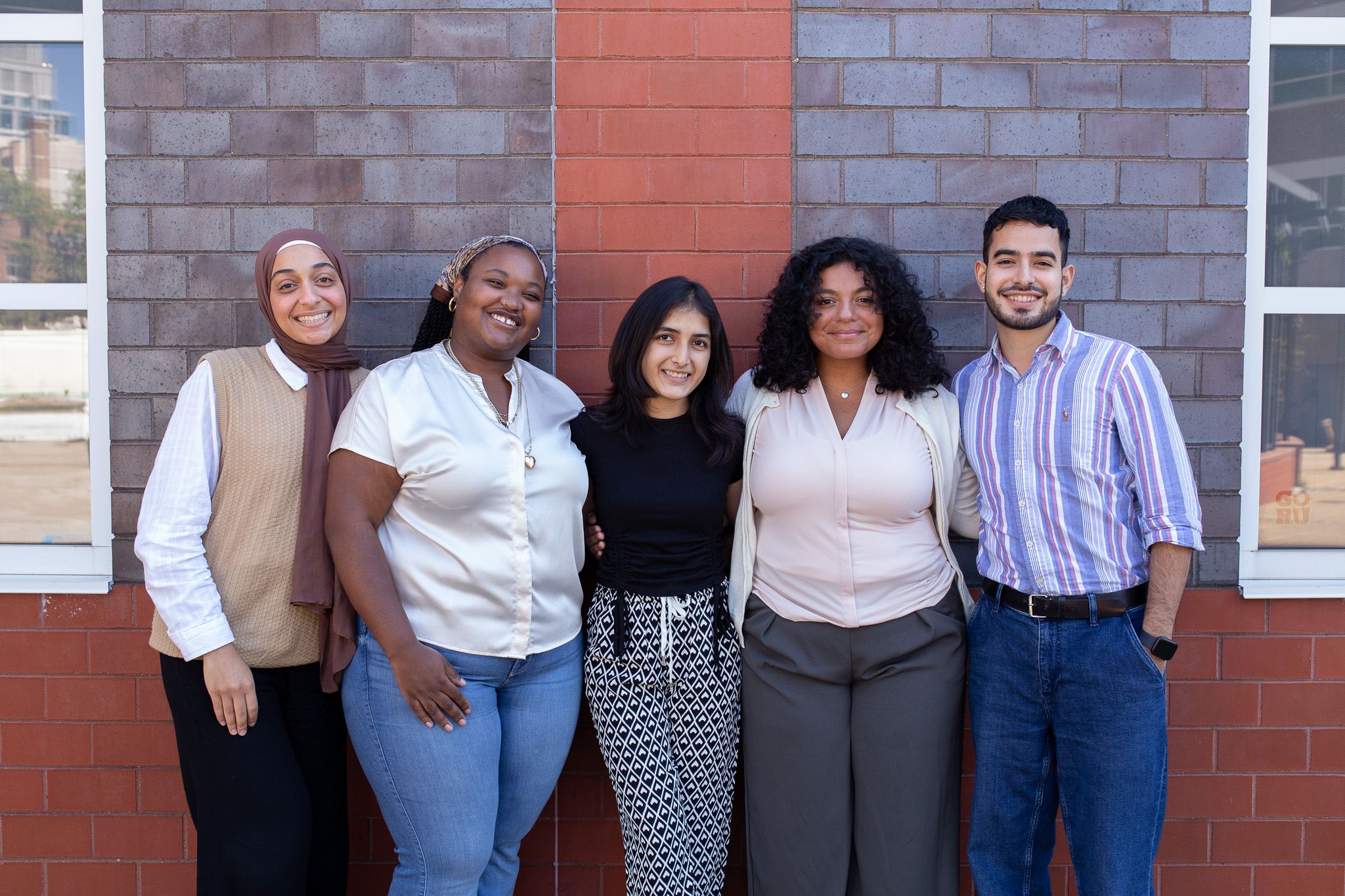 Ralph W Voorhees Public Service Fellows group photo at Rutgers University